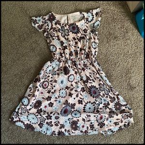 Ann Taylor Loft Pale Pink Floral Dress